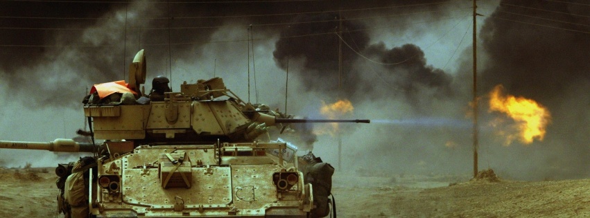 Bradley Tanks Fire Iraq