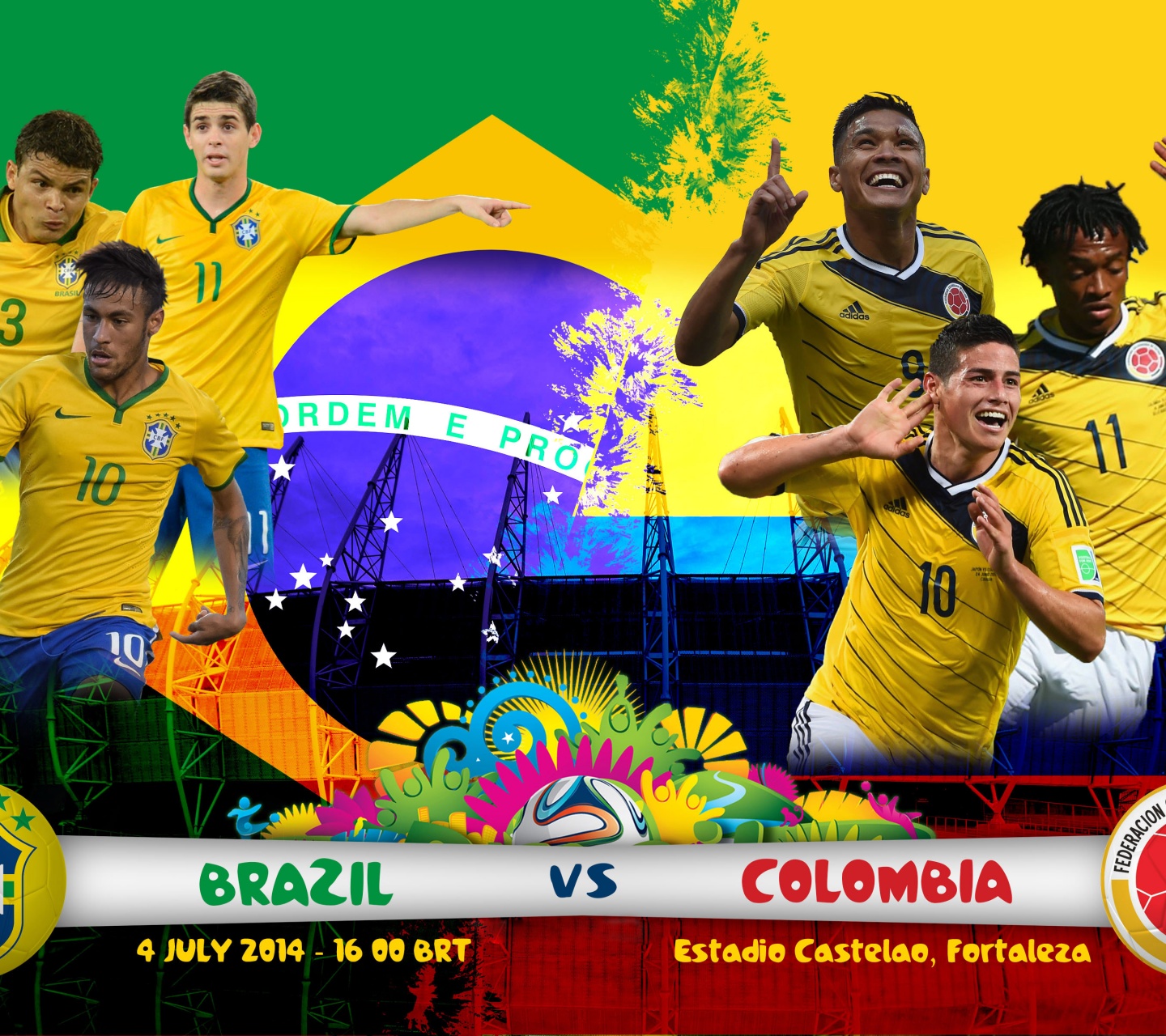 Brazil Vs Colombia Quarter Finals