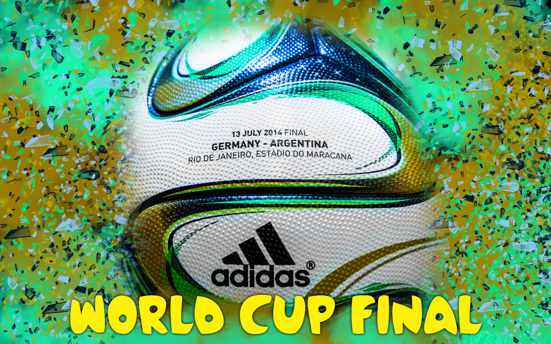 Brazuca Ball For 2014 WC Final