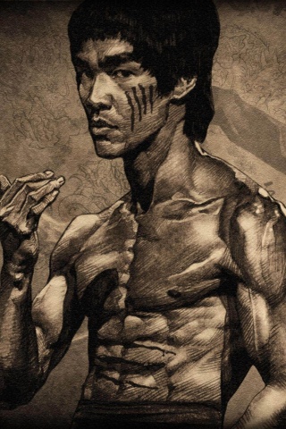 Bruce Lee Actor Male A Torso Muscles