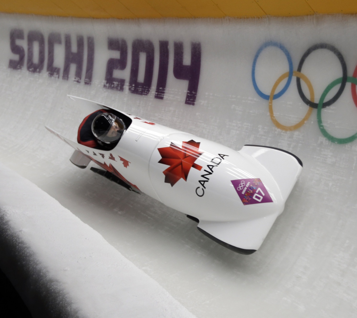 Canadian Bobsled Team In Sochi