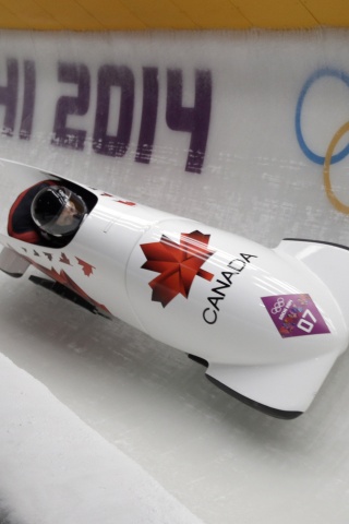 Canadian Bobsled Team In Sochi