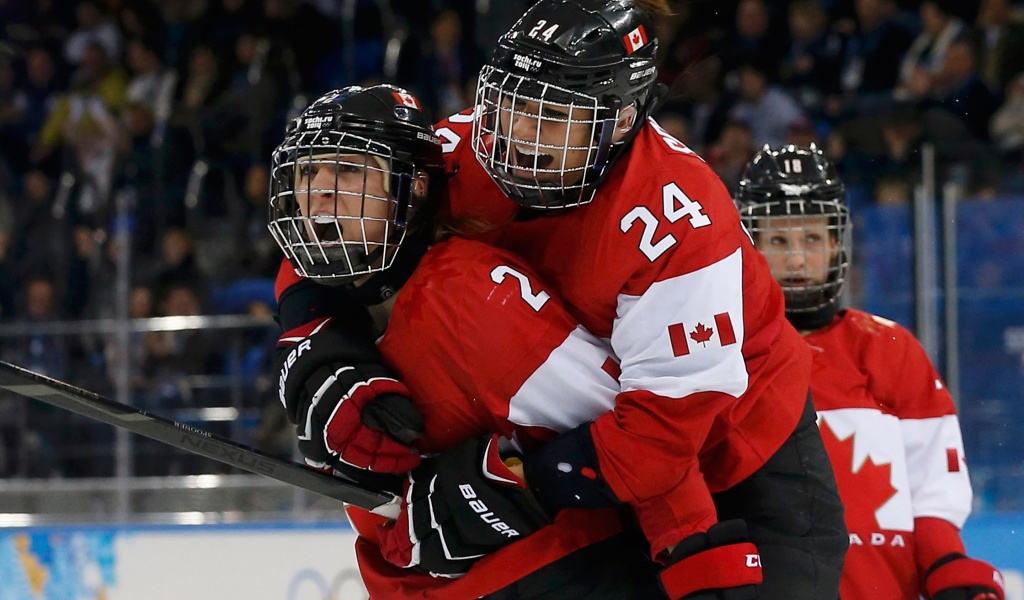 Canadian Ice Hockey Women Team Sochi