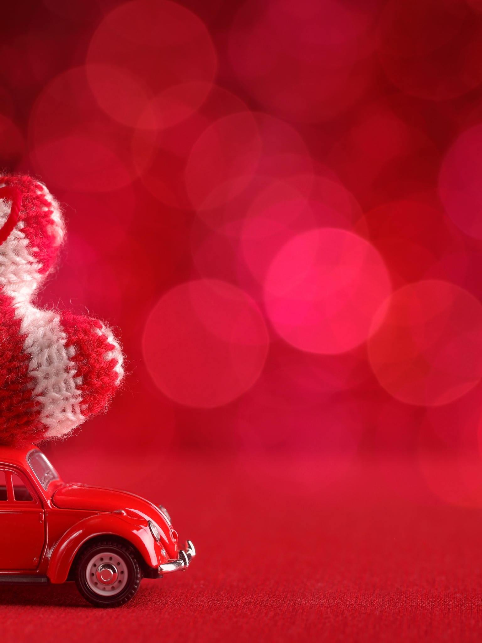 Car Toys Valentines Day Heart Red