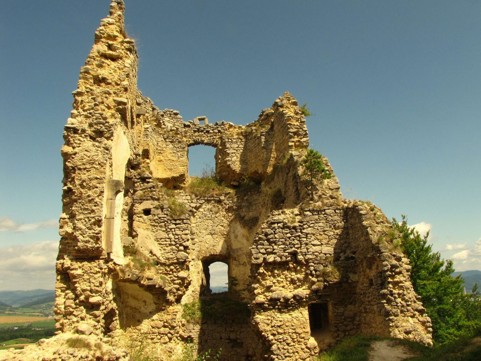 Castle Of Lietava Ruins Zilina Zilina Region Slovakia