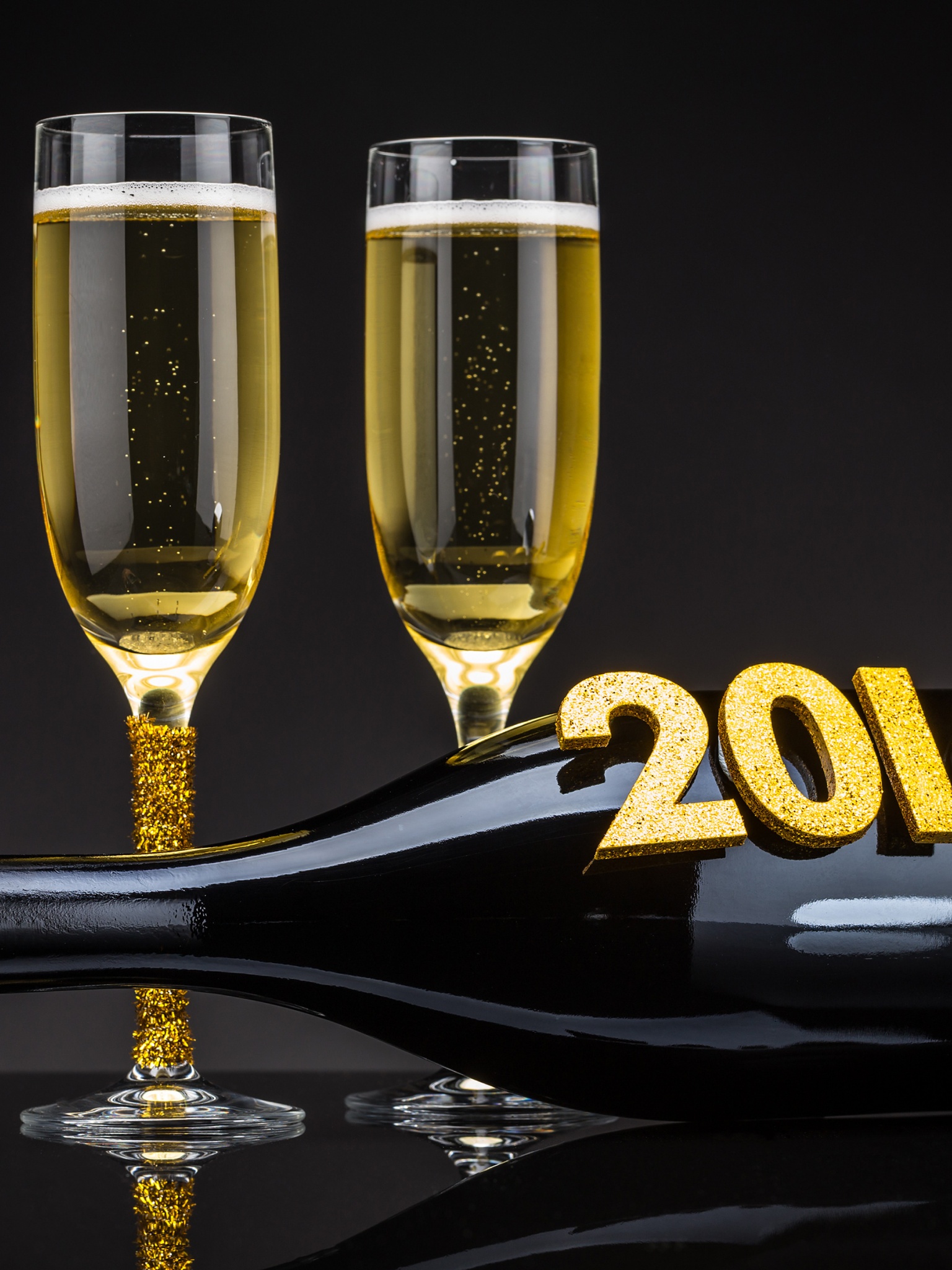 Champagne Happy New Year 2016