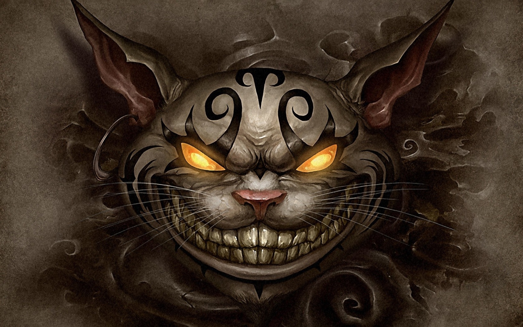 Cheshire Cat The Face Body Piercings Alice Madness Returns