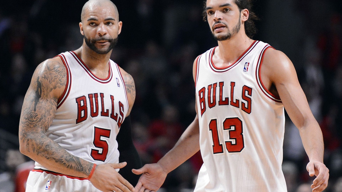 Chicago Bulls Joakim Noah Carlos Boozer