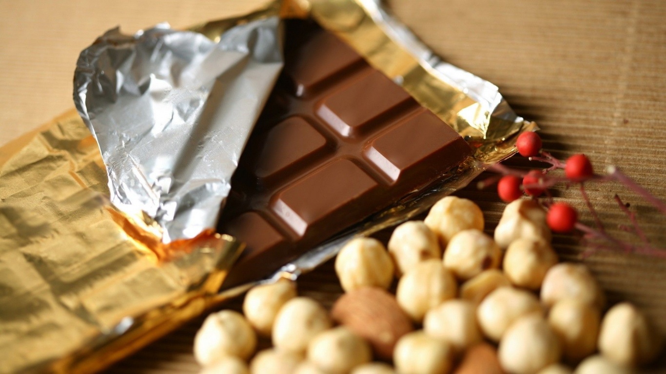 Chocolate Food Nuts Hazelnuts