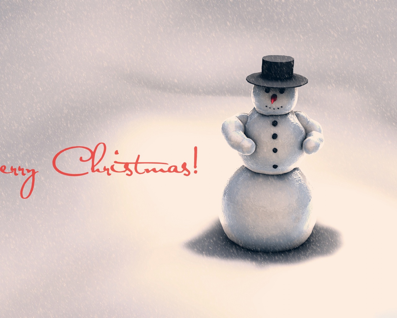 Christmas 3d Snowman