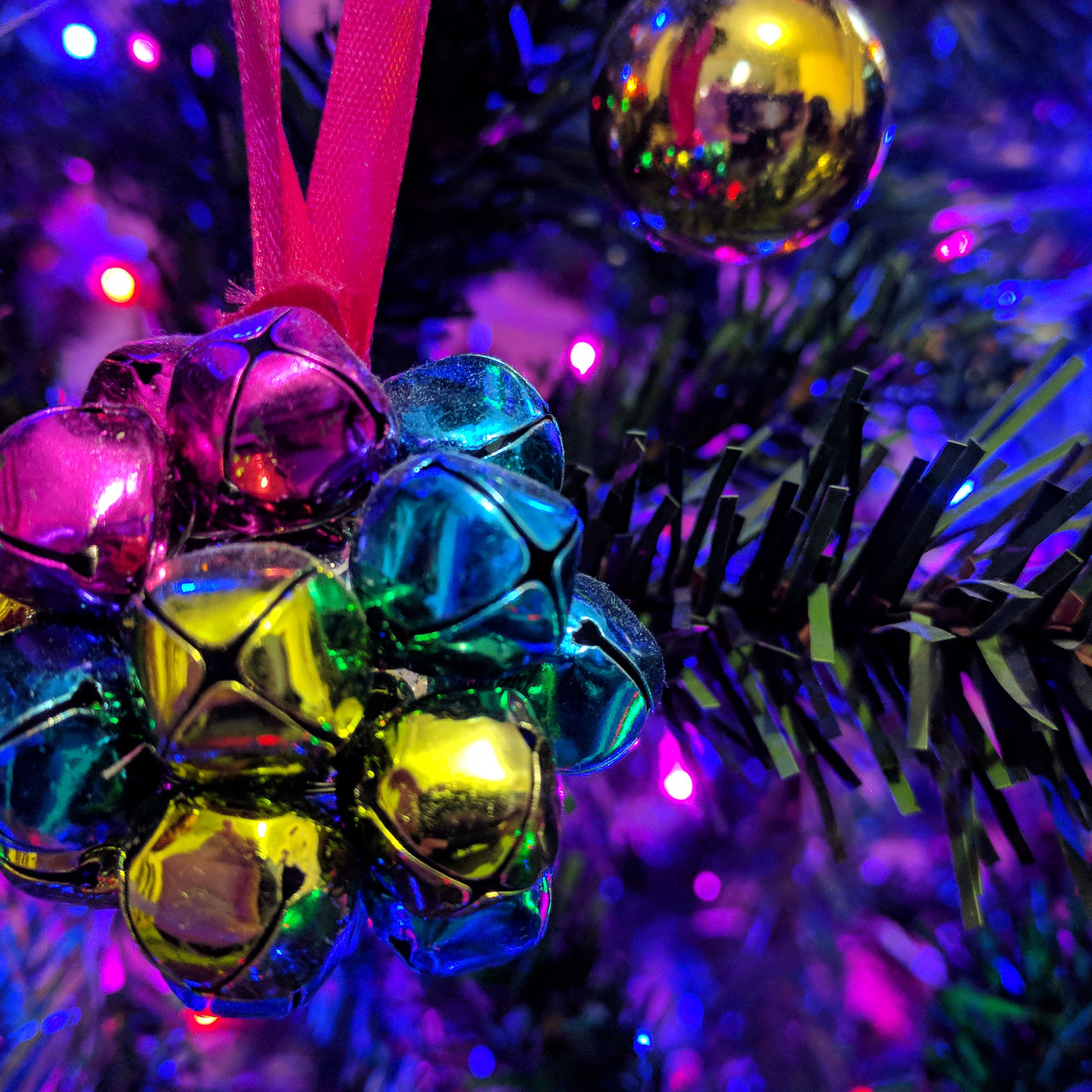 Christmas Colorful Decorated Tree