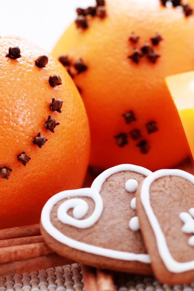 Christmas Cookies Orange Fruit