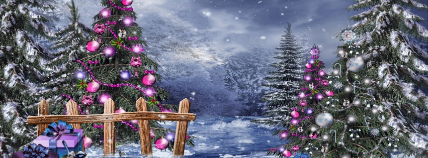Christmas Tree Gift Holiday Snow