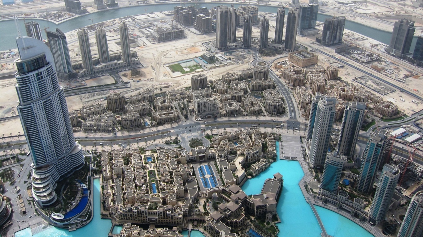 City Skyscrapers Dubai Uae