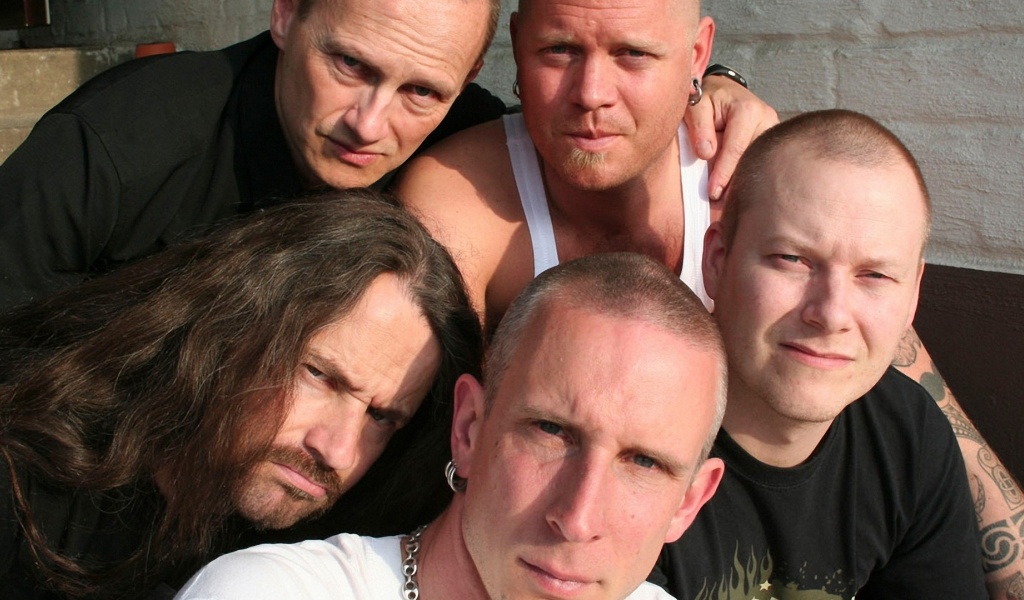 Clawfinger Faces Look Tattoo Band