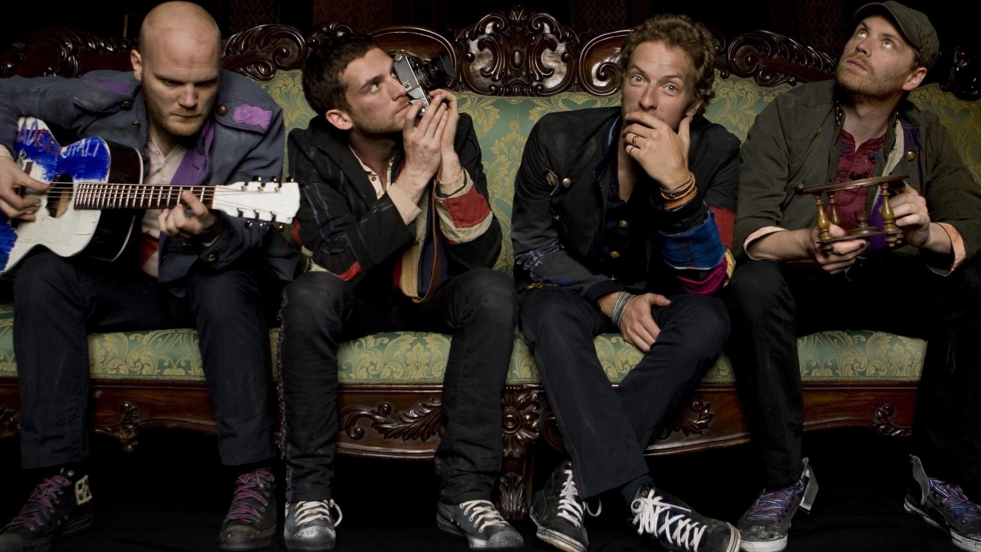 Coldplay Sofa Instruments Shoes Game