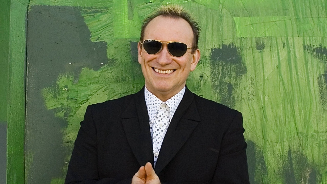 Colin Hay Smile Suit Glasses Wall