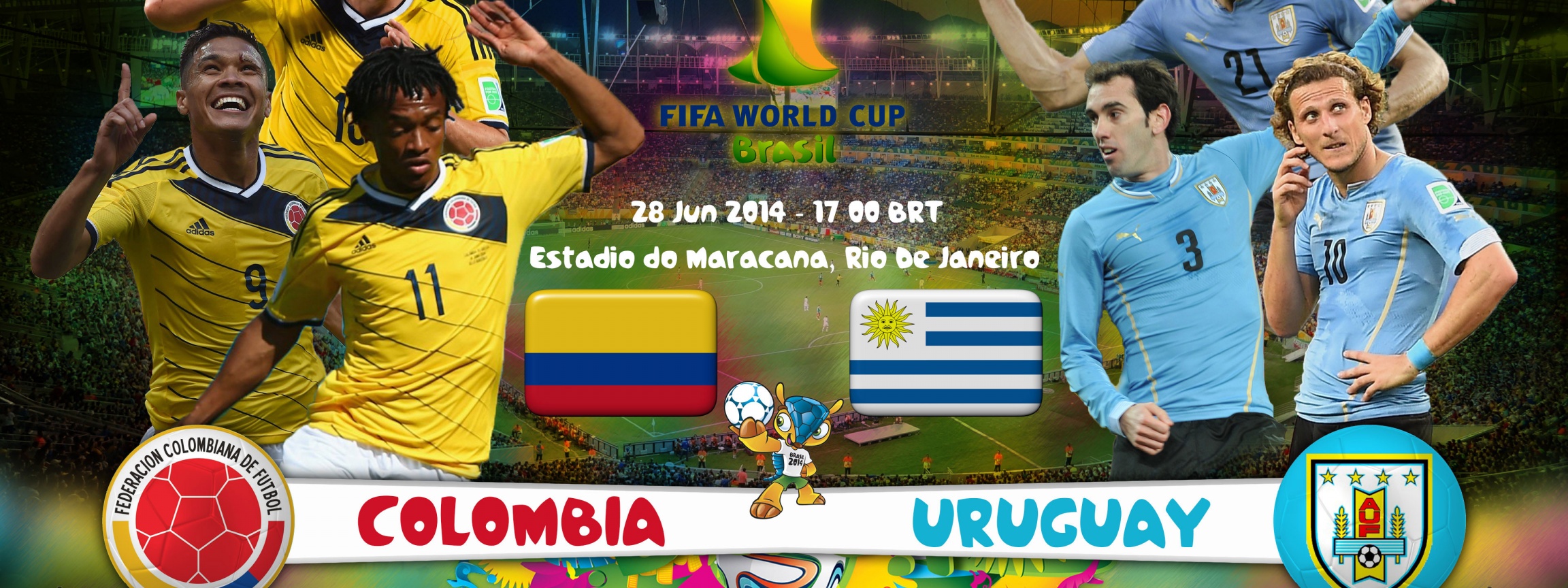 Colombia Vs Uruguay World Cup 2014