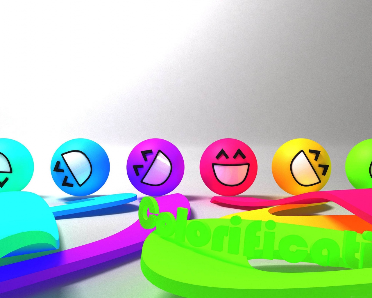 Colorful Smiley Faces