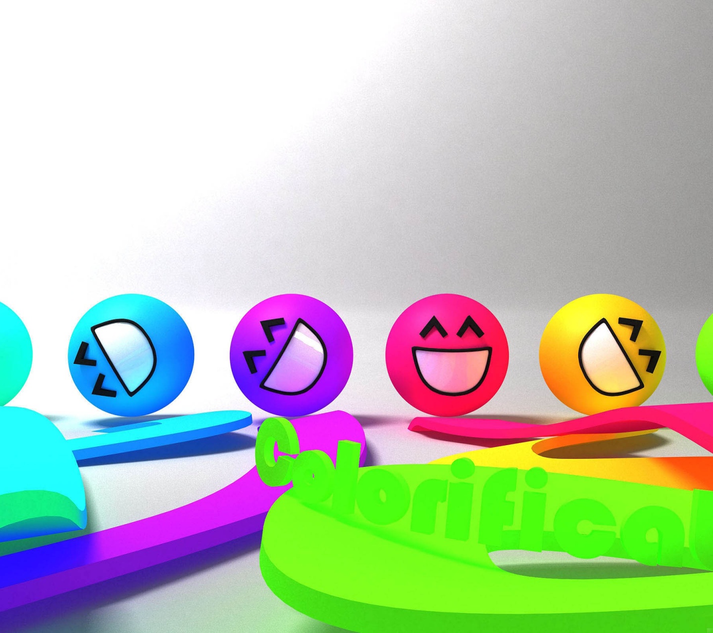 Colorful Smiley Faces