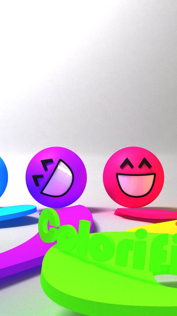 Colorful Smiley Faces