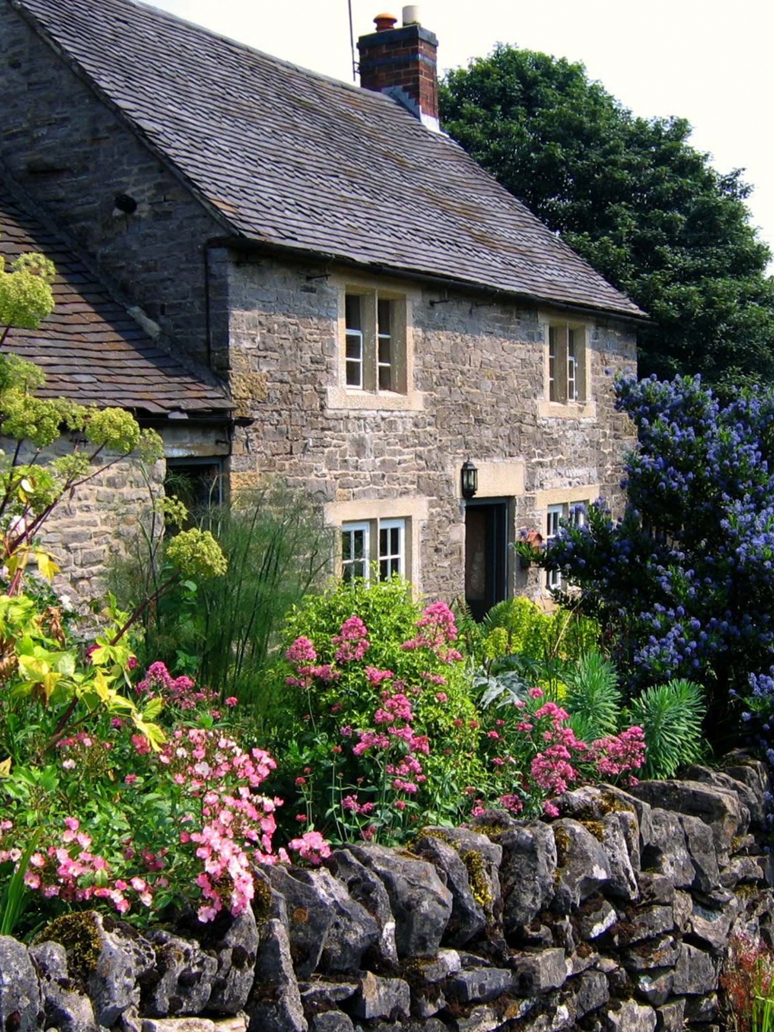 Cottage Garden In Tissington Derbyshire