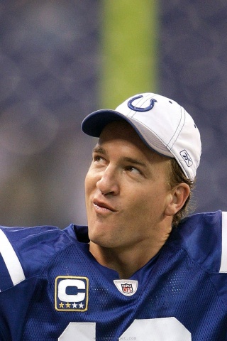 Denver Broncos American Football Quarterback Peyton Manning