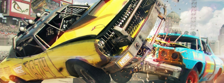 Dirt Showdown Car Collision