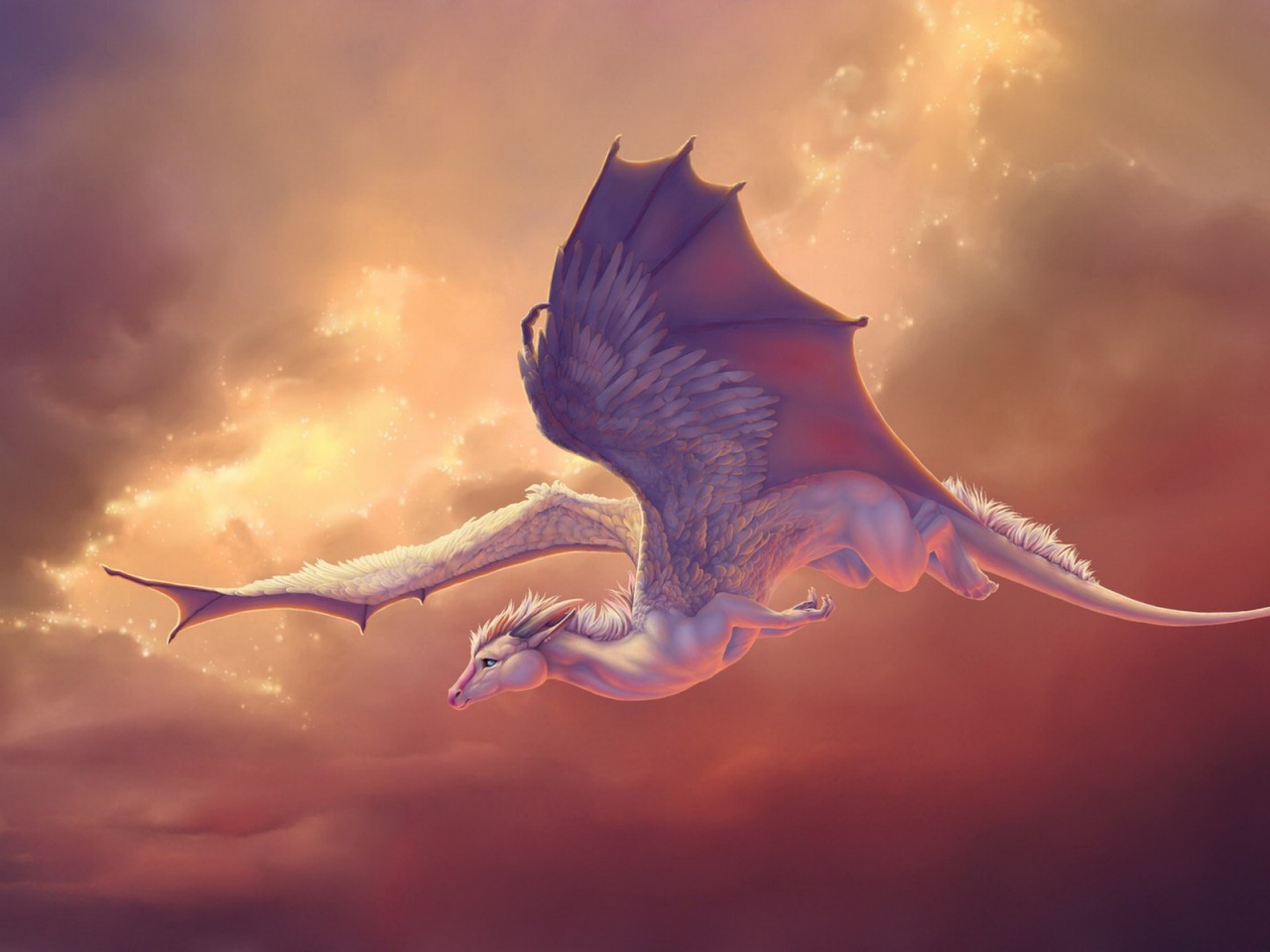 Dragon Flying Artwork