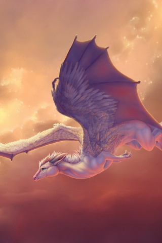 Dragon Flying Artwork