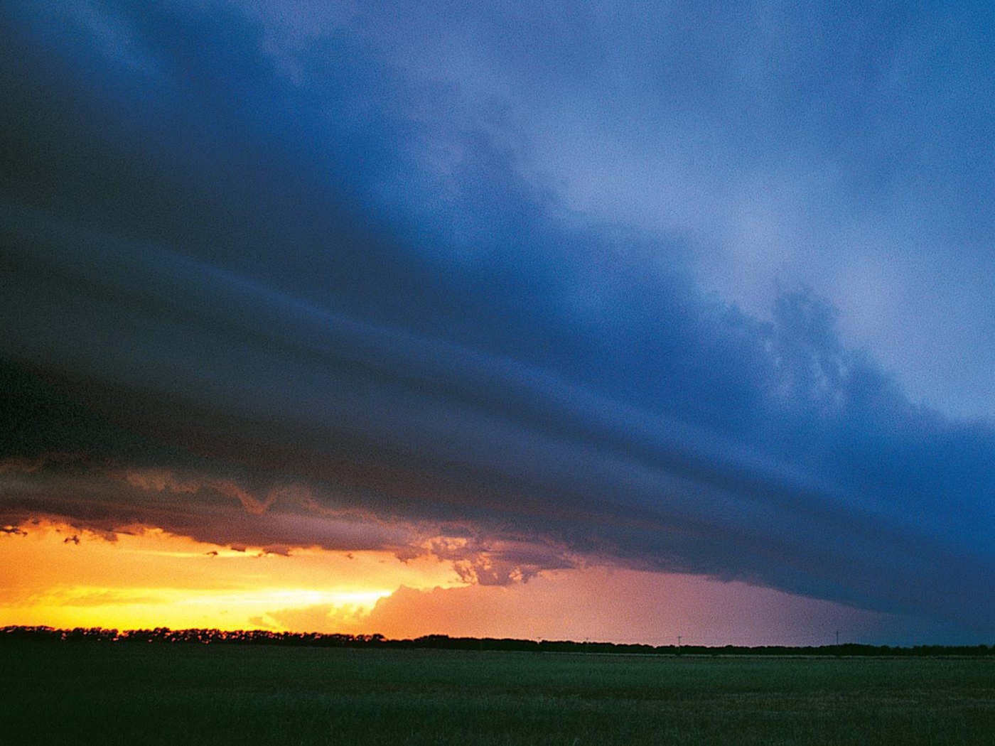 Dramatic Storm Clouds Kansas