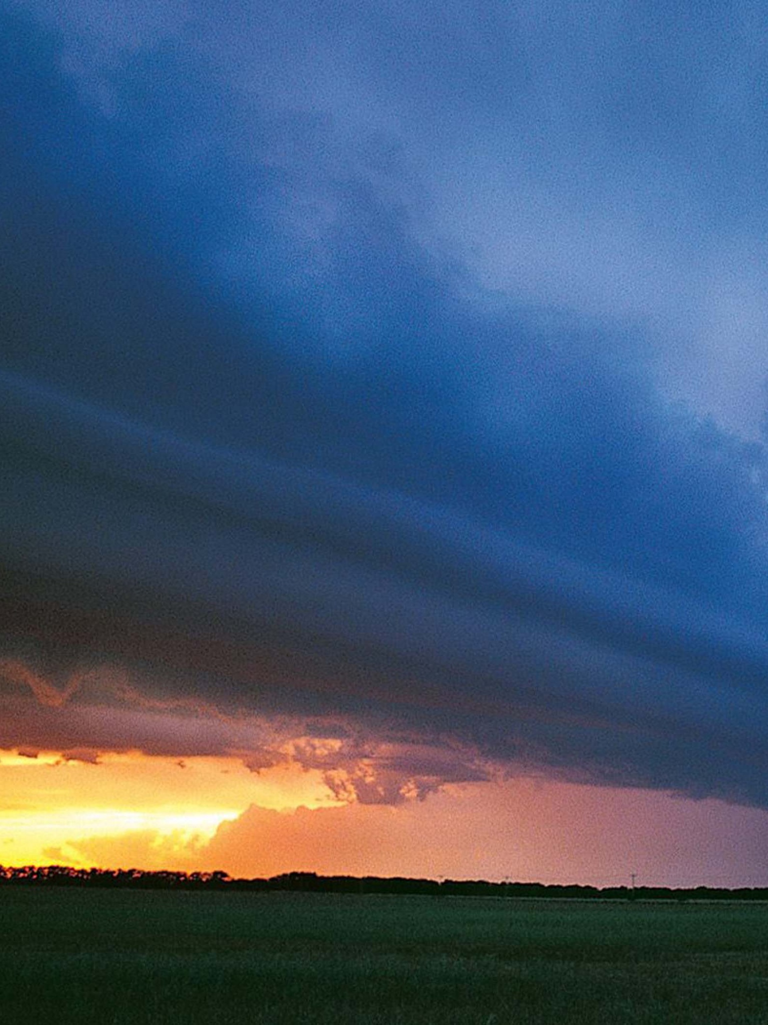 Dramatic Storm Clouds Kansas