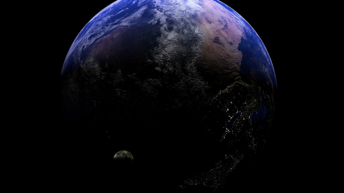 Earth And Moon