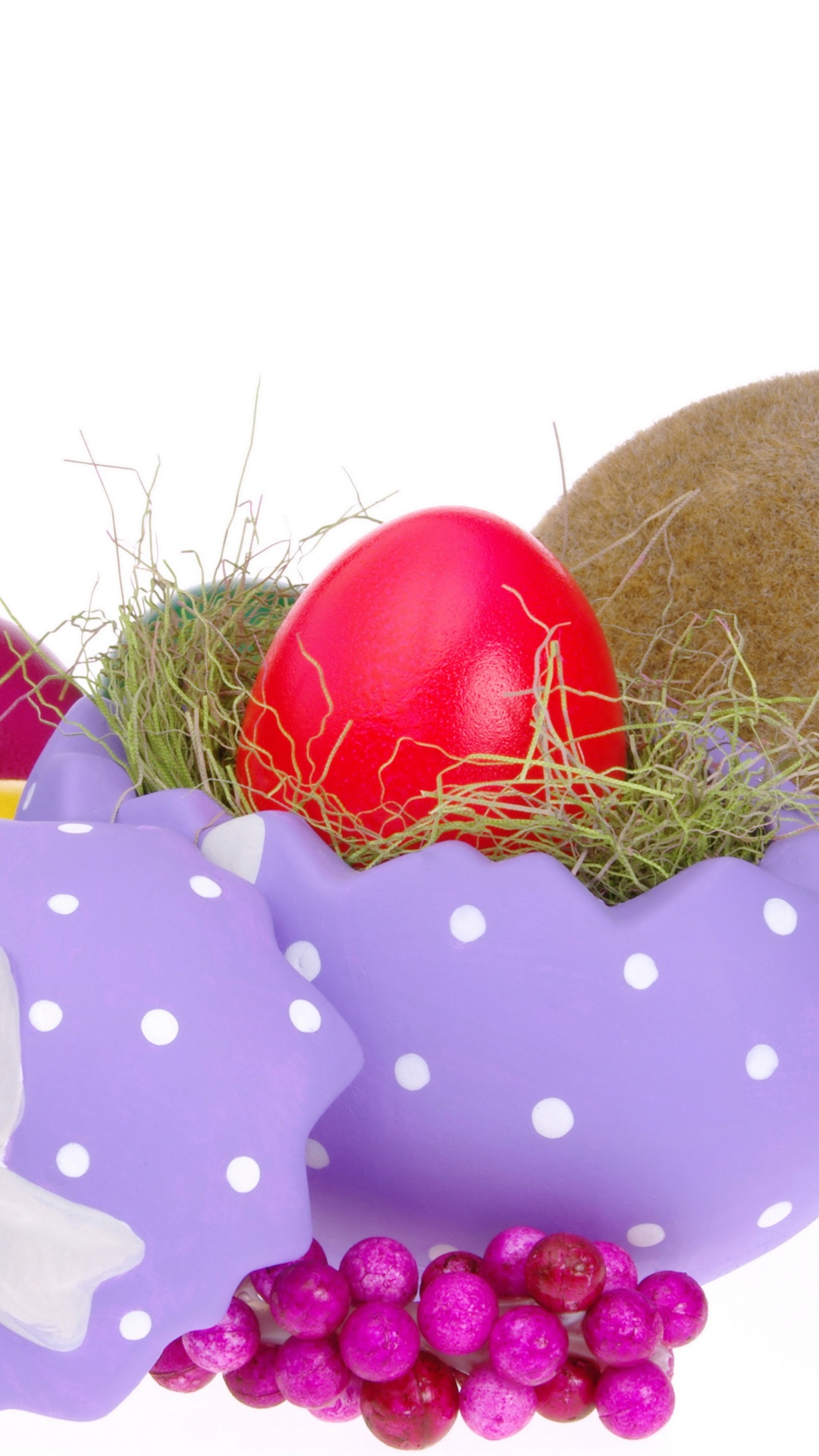 Easter Eggs And Bunny