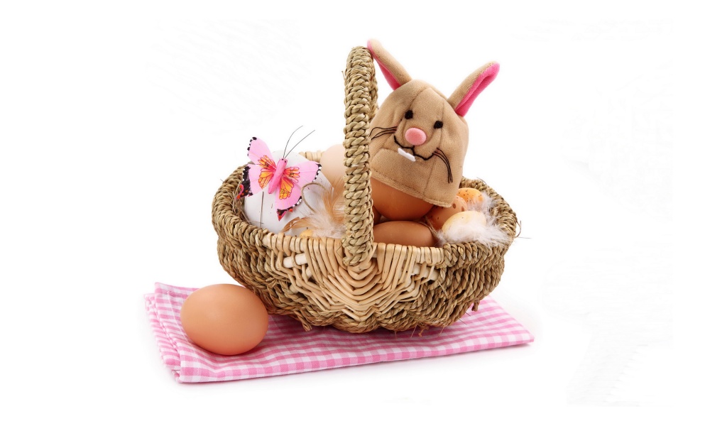 Easter - Eggs In Wicker Basket