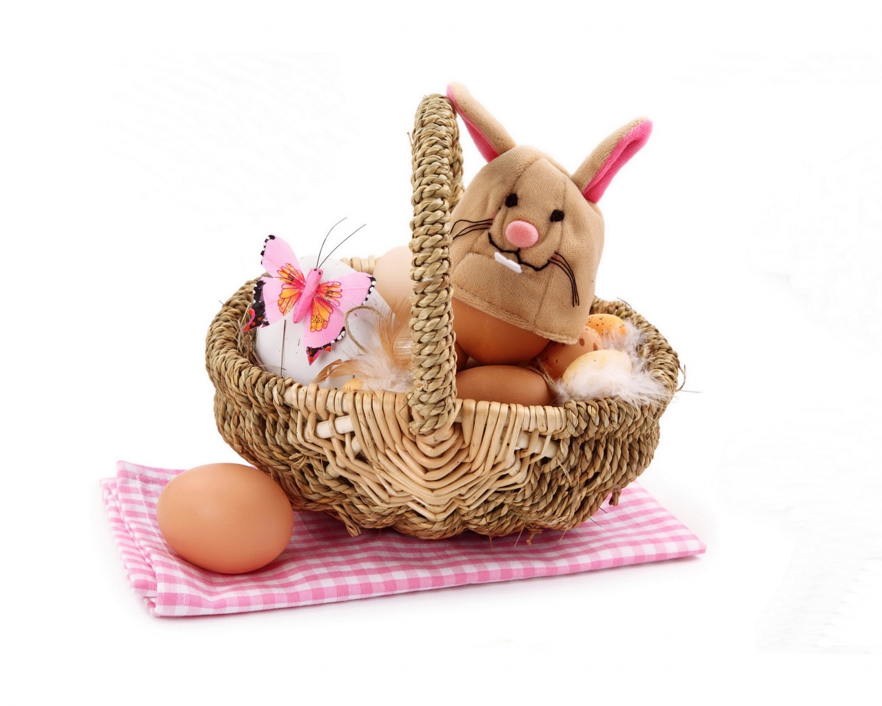 Easter - Eggs In Wicker Basket