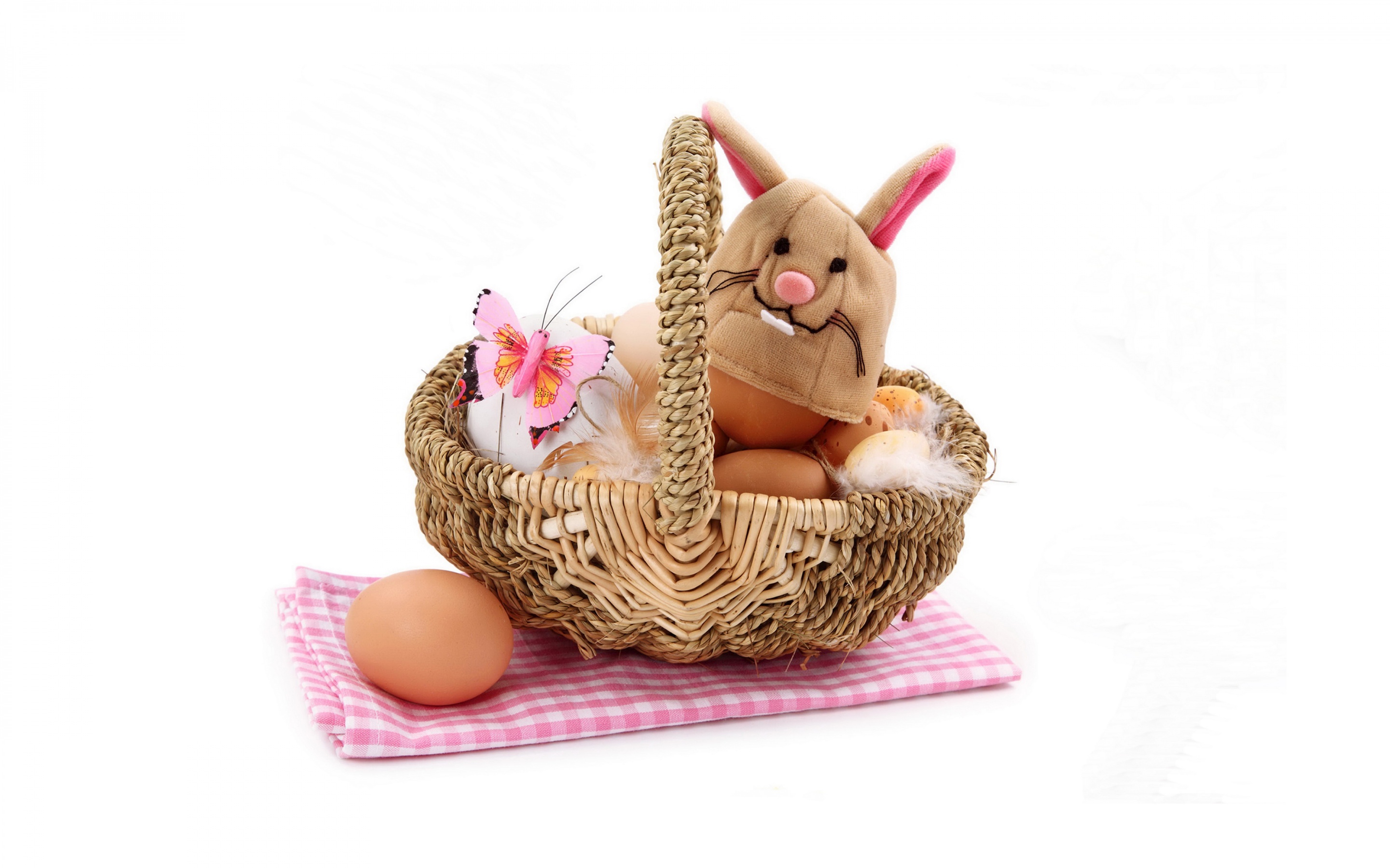 Easter - Eggs In Wicker Basket