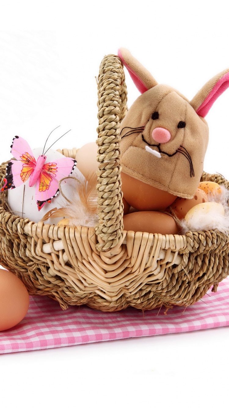 Easter - Eggs In Wicker Basket