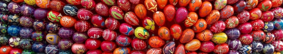 Easter Holiday Eggs Many Designs Range