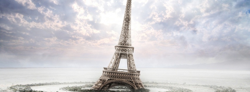 Eiffel Tower Clouds Crack Quagmire Swamp