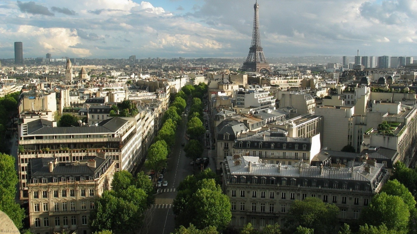 Eiffel Tower Paris France Landscape Cityscape Architecture City Landscape
