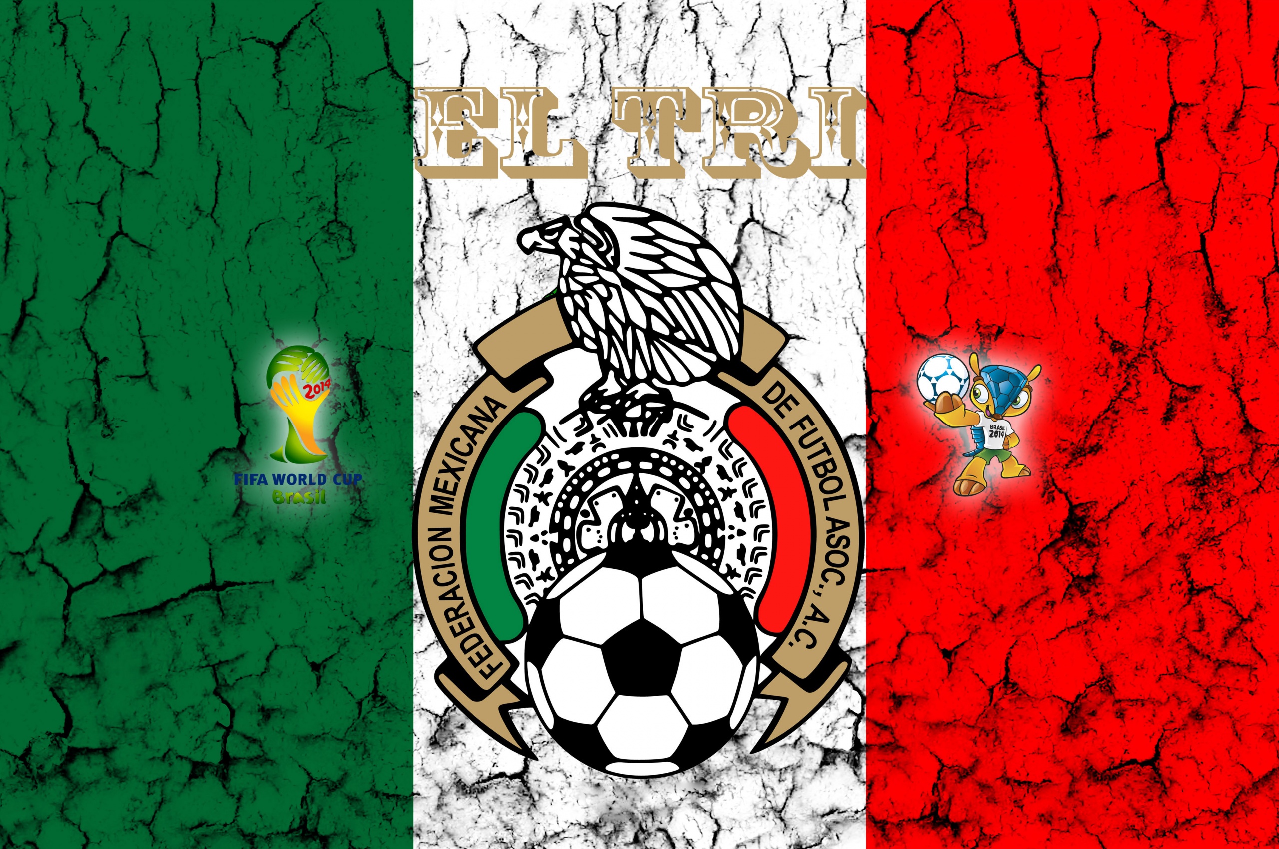 El Tri Mexico Football Crest Logo