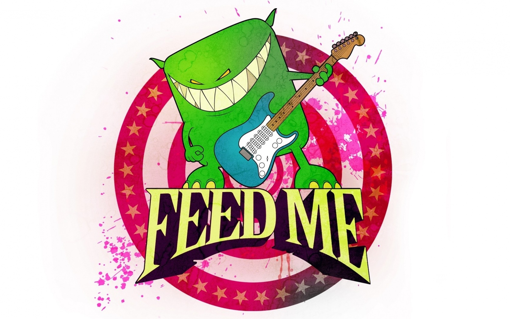Feed Me Graphics Picture Font Beast