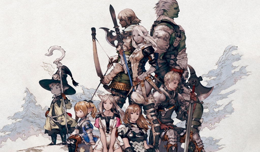 Final Fantasy Akihiko Yoshida Battle Bow Sword