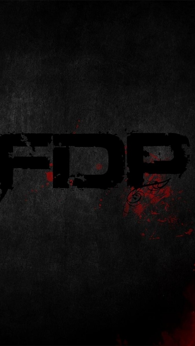 Finger Death Punch Logo Skull Sign Blood