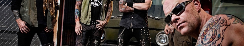 Five Finger Death Punch Tattoo Cars Dreadlocks Print