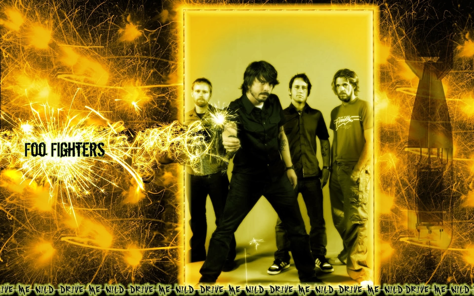 Foo Fighters Light Door Band Sparks