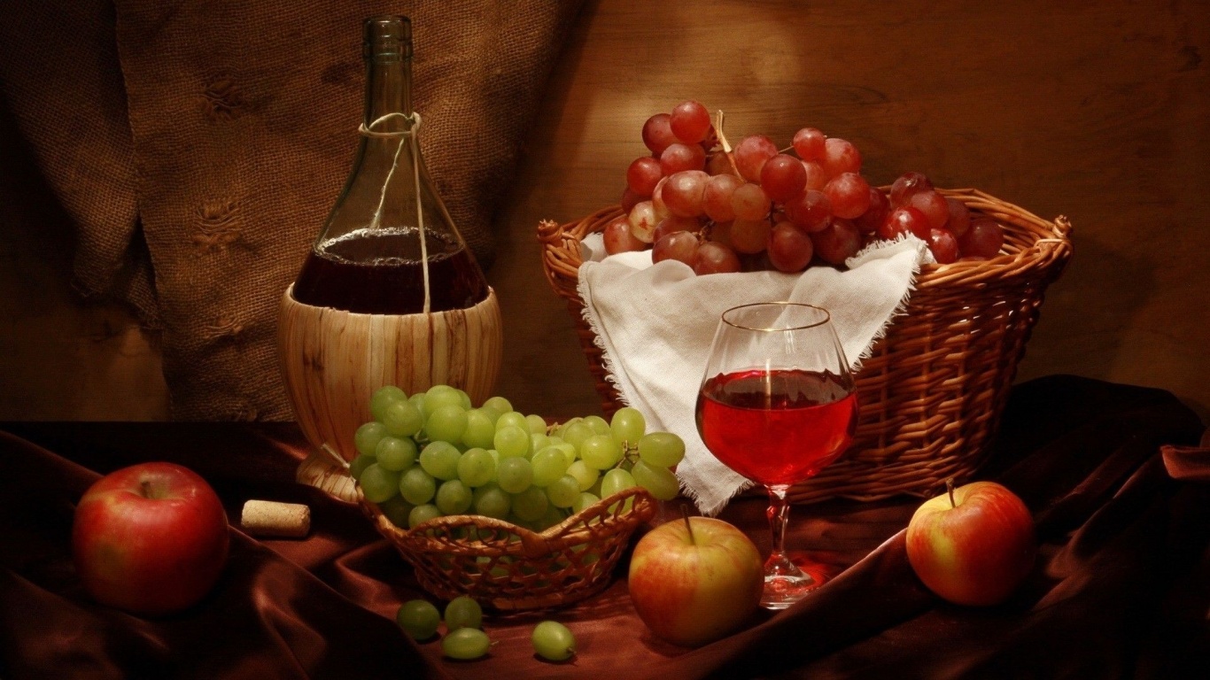 Food Grapes Wine Apples