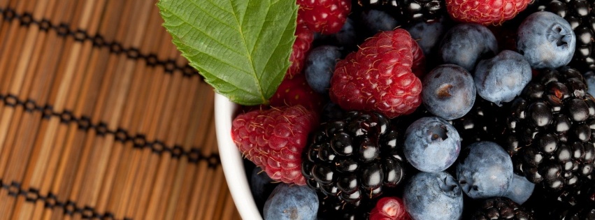 Food Raspberries Blueberries