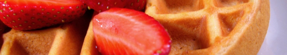 Food Waffles Strawberries